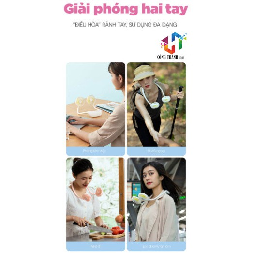 [Hàng Chính Hãng] Quạt mini đeo cổ Jisulife tích hợp đèn chiếu sáng FA11 | BigBuy360 - bigbuy360.vn