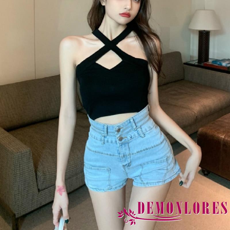 Áo Croptop Sát Nách Thiết Kế Hợp Thời Trang Cho Nữ