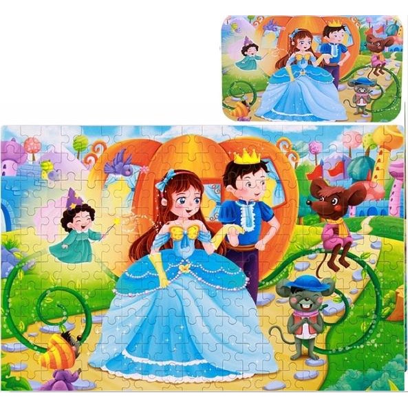Tranh ghép hình 200 mảnh hộp thiếc, xếp hình 200 miếng,Tranh ghép gỗ, Puzzle cho bé