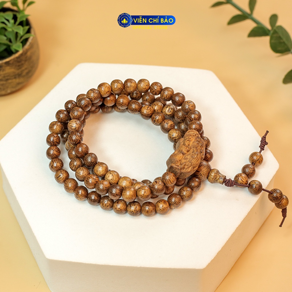 Chuỗi trầm Tốc 108 hạt mix - Tỳ Hưu thời trang phụ kiện trang sức Viễn Chí Bảo V000814-4