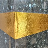 Cuộn 5m viền tường nhôm vàng sang trọng (cao 10cm)