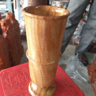 Ống đựng nhang gỗ gỏ cao 25cm
