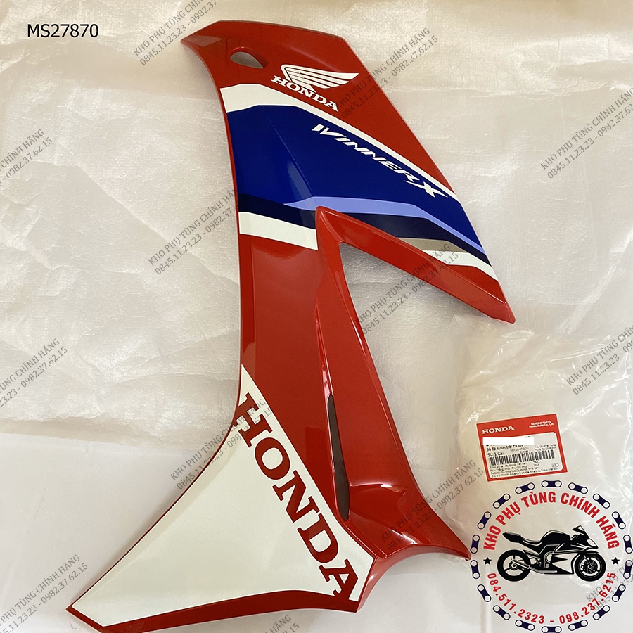Bộ ốp yếm dành cho xe WINNER X đời 2019-2020 - Hàng chuẩn chính hãng Honda !!!