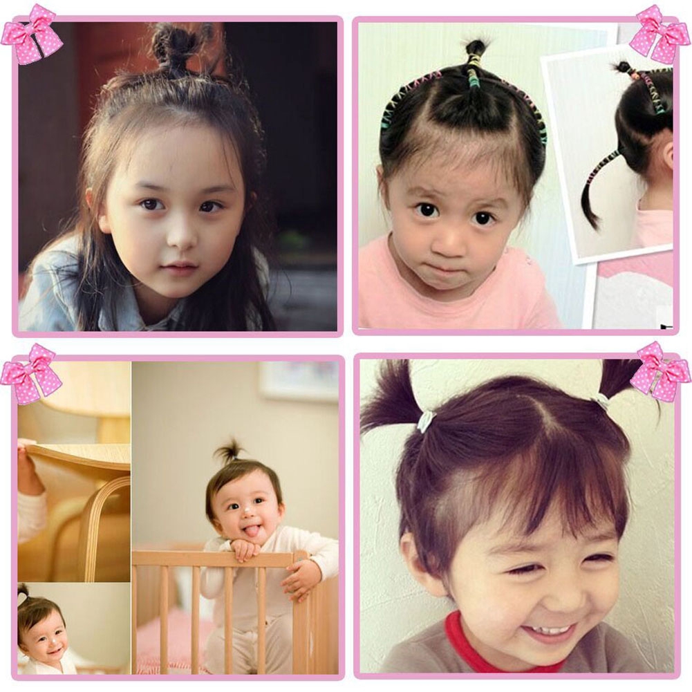 Dây Buộc Tóc Đuôi Ngựa Cao Su Co Giãn Nhiều Màu