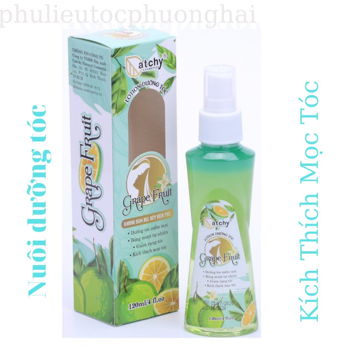 Xịt Dưỡng tóc tinh dầu Bưởi CATCHY 120ML thúc đẩy quá trình mọc tóc và chống rụng tóc