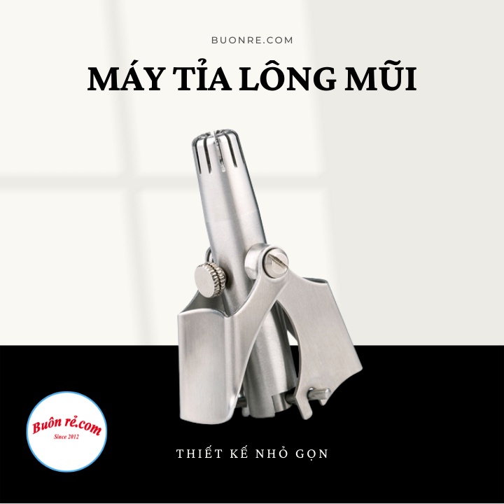 Dụng cụ tỉa lông mũi bằng thép không gỉ KÈM hộp đựng không đau an toàn tiện lợi -Buôn rẻ 01616