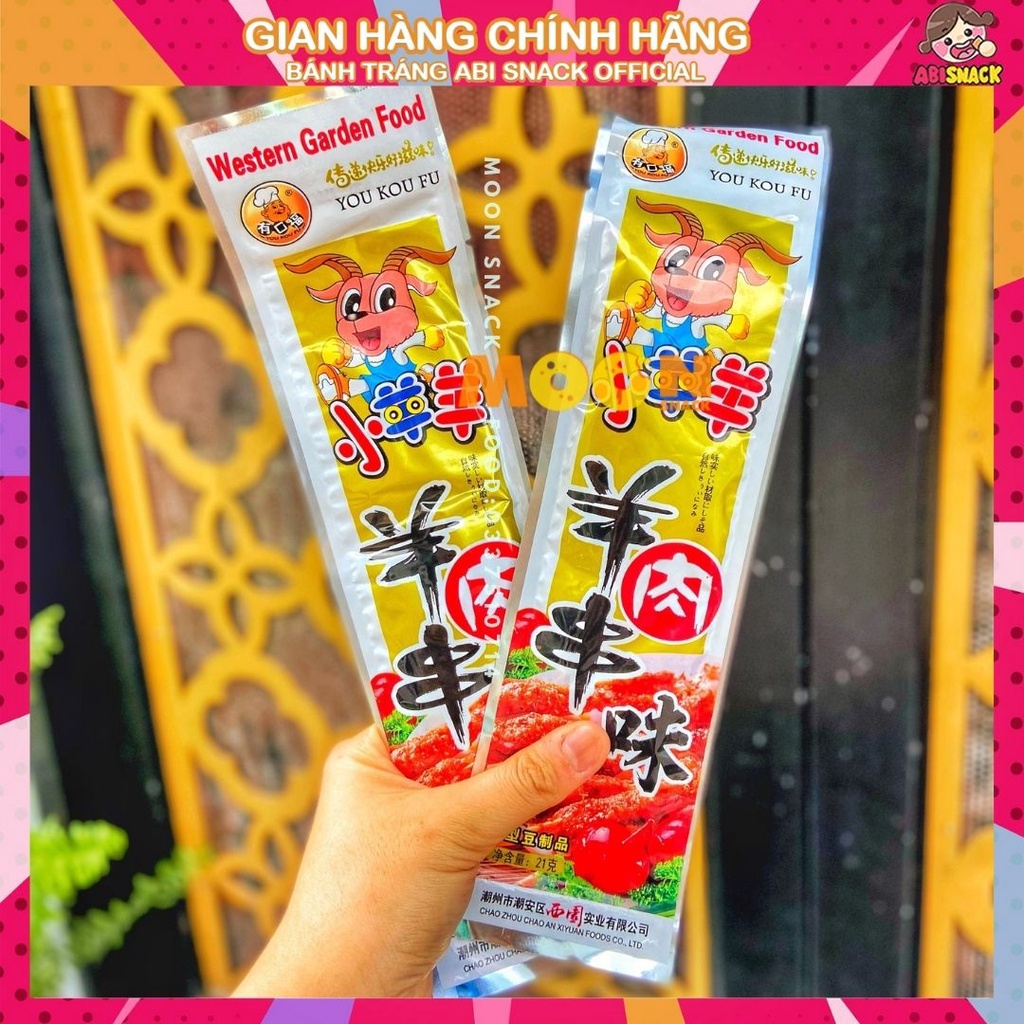 [Hot] Chả cừu chay Yangyang thịt cừu xiên chay tẩm vị hương món ăn gây nghiện trung hoa gói 21g