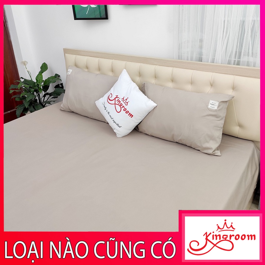 Bộ ga gối 3 món vải cotton nhiều màu 918 Shop Kingroom chuyên bộ ga gối