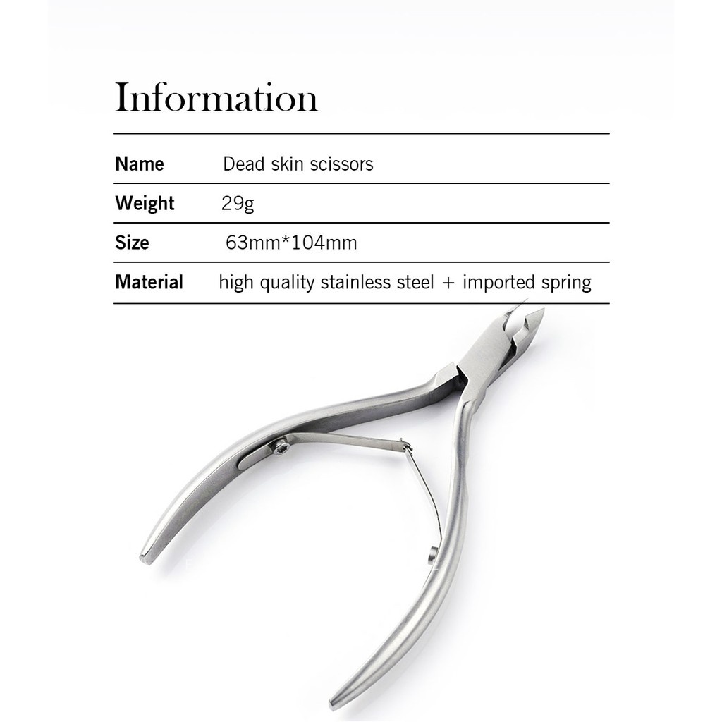 Kìm cắt da MODELONES chất liệu thép không gỉ