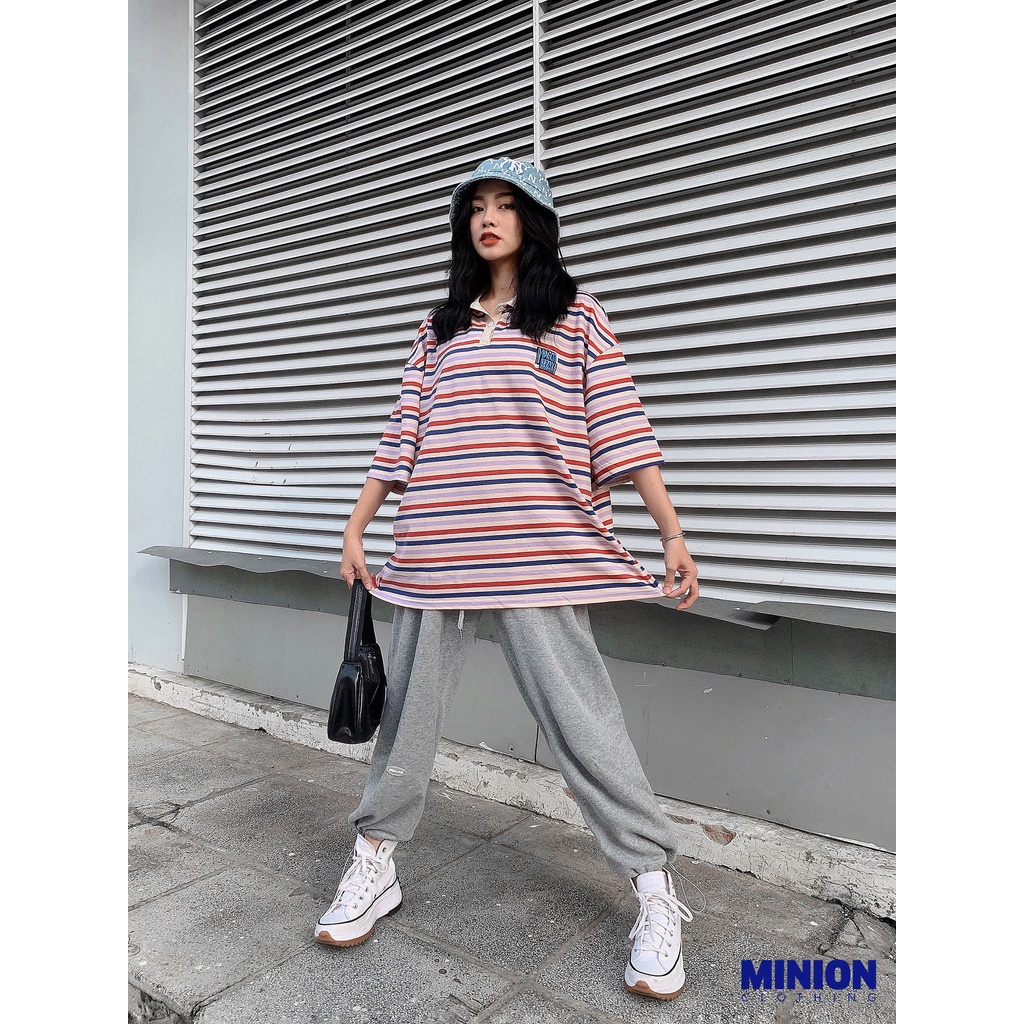 Quần jogger nỉ MINION CLOTHING bo gấu Unisex nam nữ dáng rộng joger lưng thun co giãn Ulzzang Streetwear Hàn Quốc Q2801