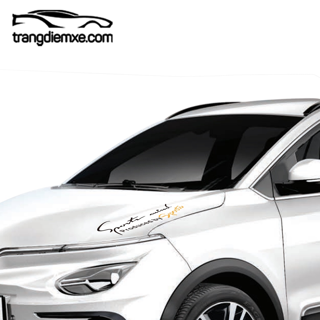 Decal Dán Xe Sport Thể Thao Tem Dán Xe Năng Động Cá Tính Trangdiemxe