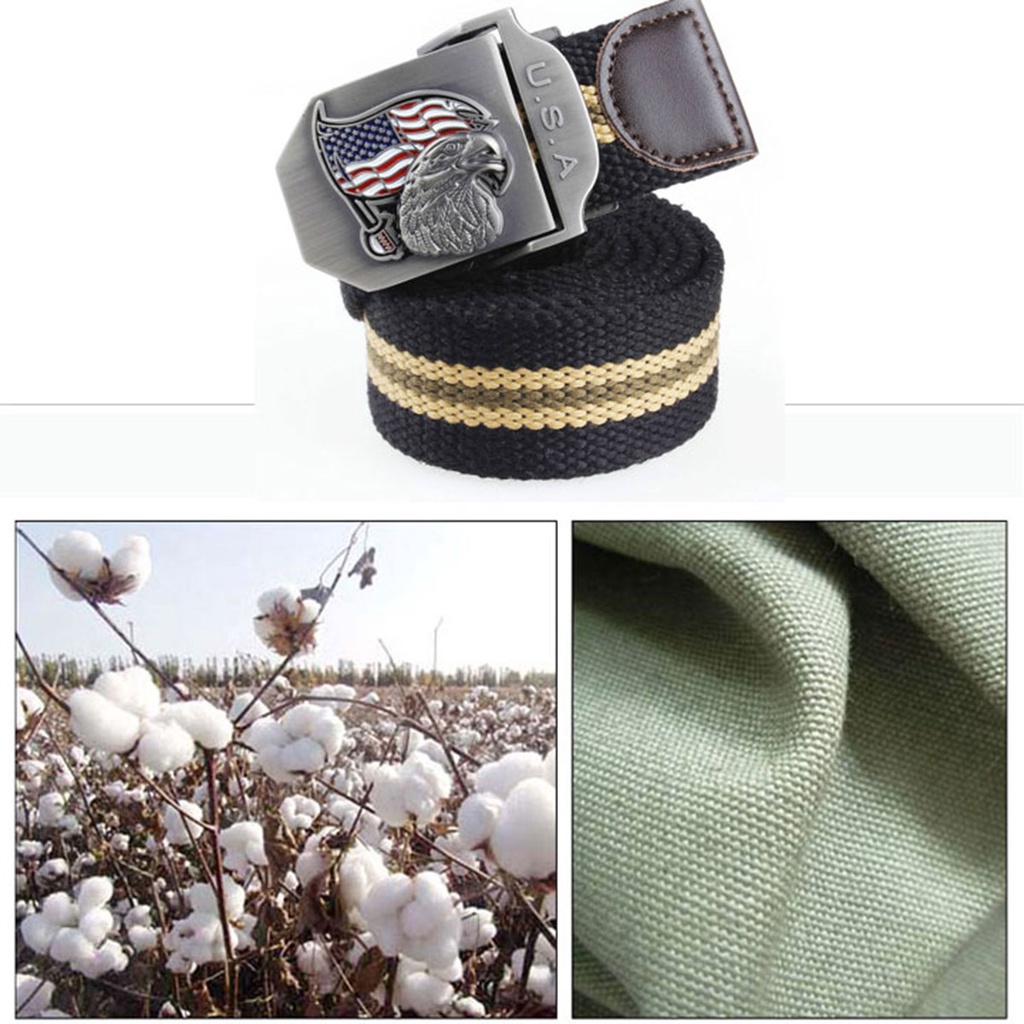 Thắt Lưng Nam Vải Bố Khóa Hợp Kim Thép Không Ghỉ Dây Vải Dù Cao Cấp Dài Bền Màu Trẻ Trung Năng Động.