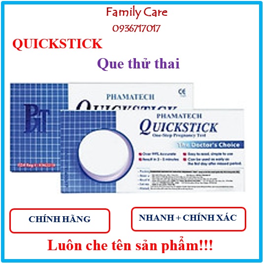 Giá sỉ Que thử thai Quickstrip, Quickseven