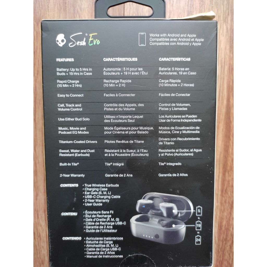 Tai nghe không dây Skullcandy Sesh Evo, Sesh XT Evo, Sesh XT, Indy Evo
