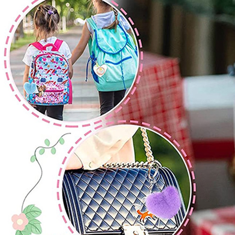 Set 126 Móc Khóa Acrylic Trong Suốt Kèm Tua Rua