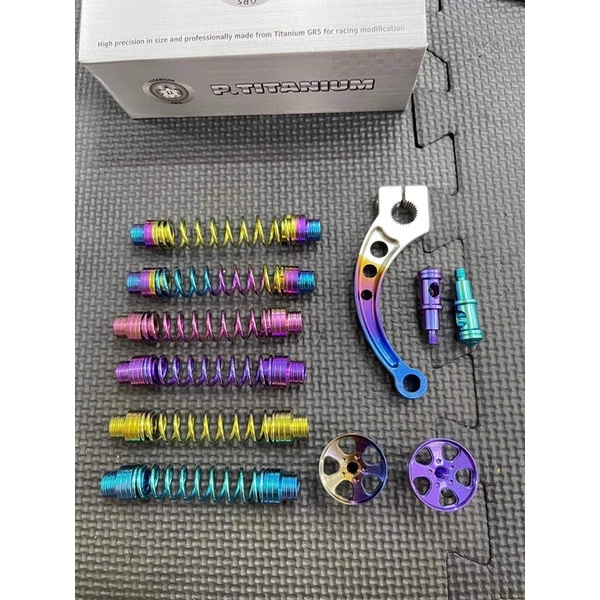 Lò xo càng thắng đũa thắng sau thông dụng nhiều dòng xe thắng đùm luôn Ắc canh titan : phân loain 8 màu
