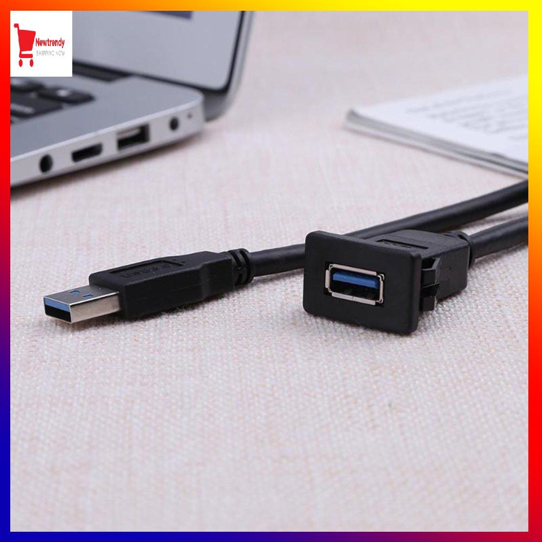 Dây cáp chuyển đổi cổng USB A sang USB A 1m/ ft chuyên dụng cho xe hơi [311]