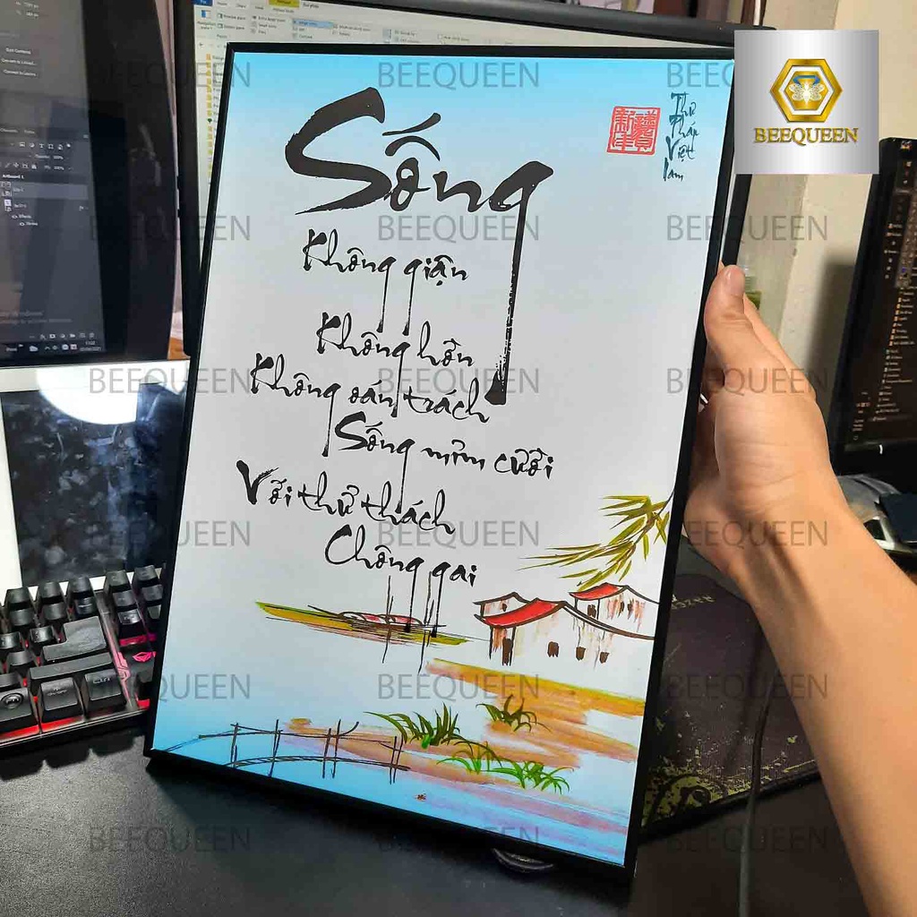 Tổng Hợp Các Tranh Thư Pháp - Câu Đối Hay Nhất - Phổ Biến Nhất