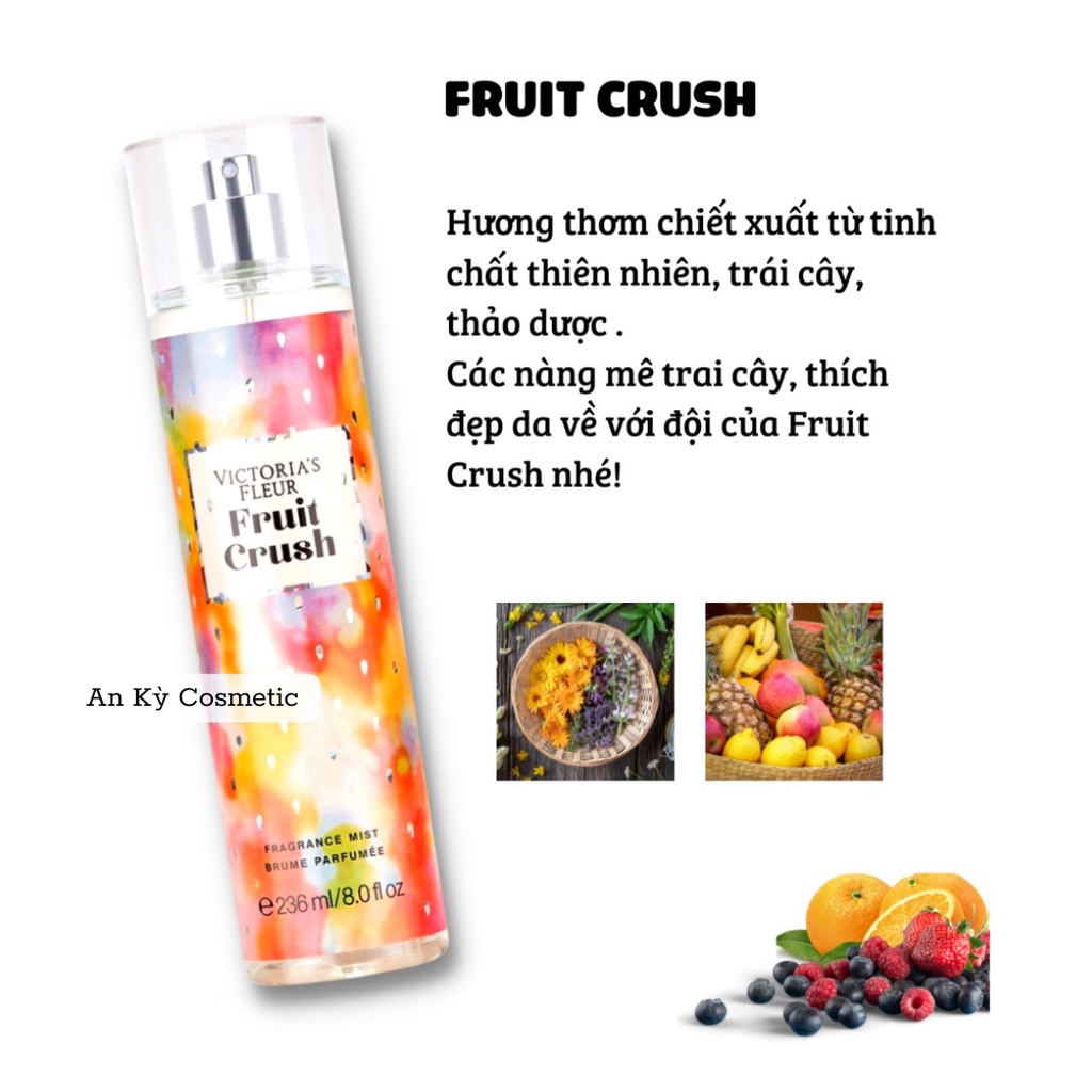 Xịt Thơm Body Mist Mẫu Mới Nội Địa Trung