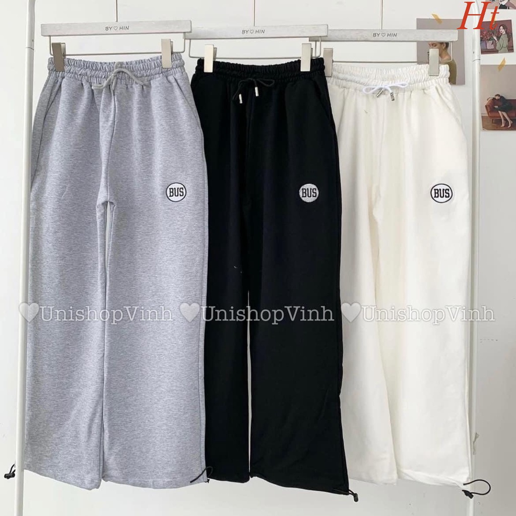 Quần bom Bus 3 màu 🆘 3 màu: đen, trắng , xám Chất liệu: da cá Form thụng có chốt chân dáng thể thao