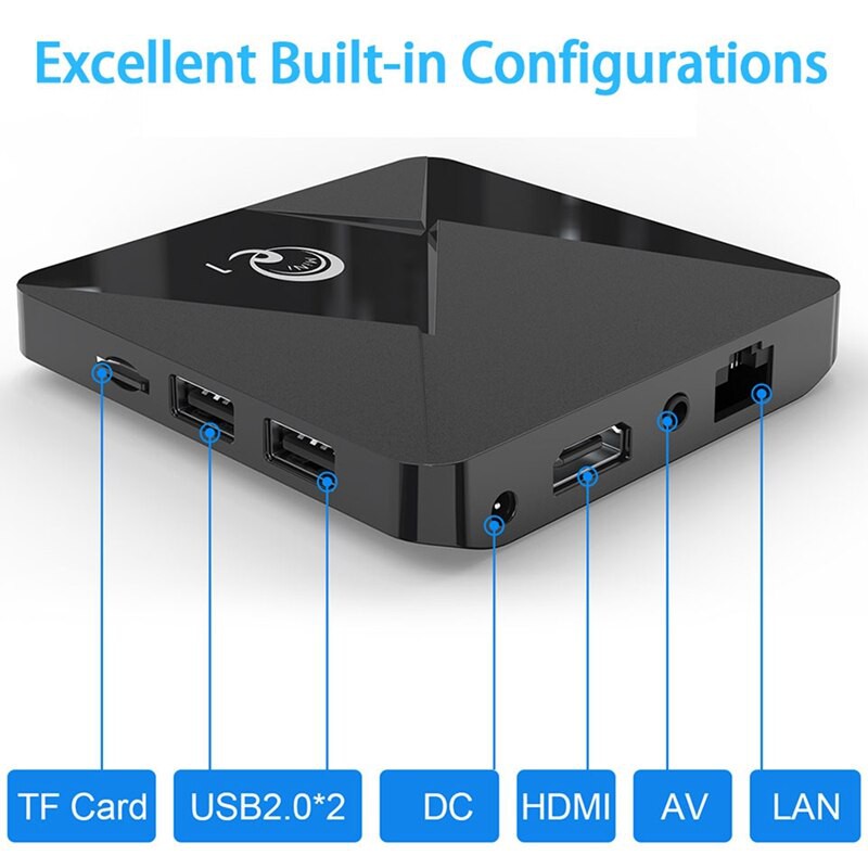 [LINK SỈ] Adroid TV Box Mini Q1 Android 10.1 Ram 2G + 16G Kết Nối Trực Tiếp Wifi Độ Phân Giải 4K