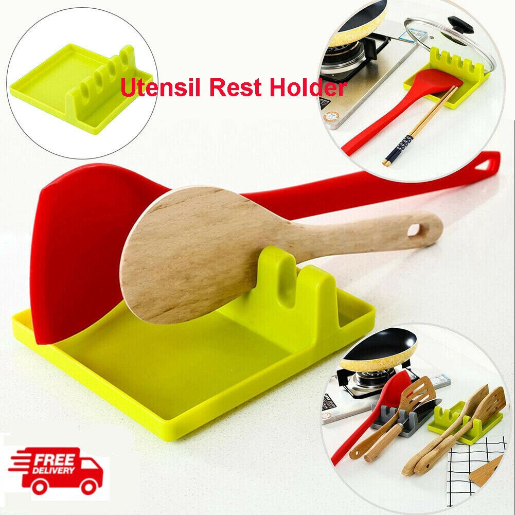 Khay để dụng cụ nấu ăn bằng silicon chịu nhiệt tốt