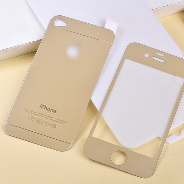 XẢ KHO THANH LÝ Miếng Dán Kính Gương Cường Lực 2 Mặt Dành Cho iPhon ip 6 6s plus 5 5s 4g 4 4s