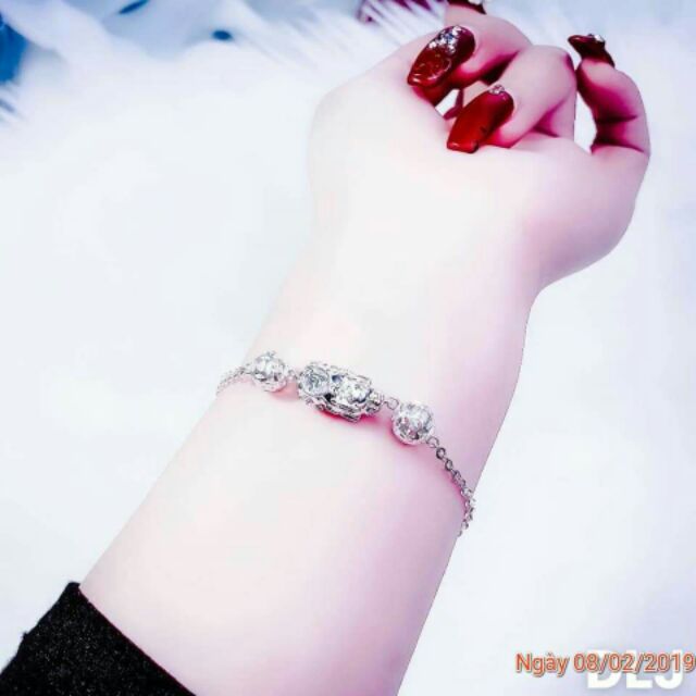 Lắc tay tỳ hưu bạc ta