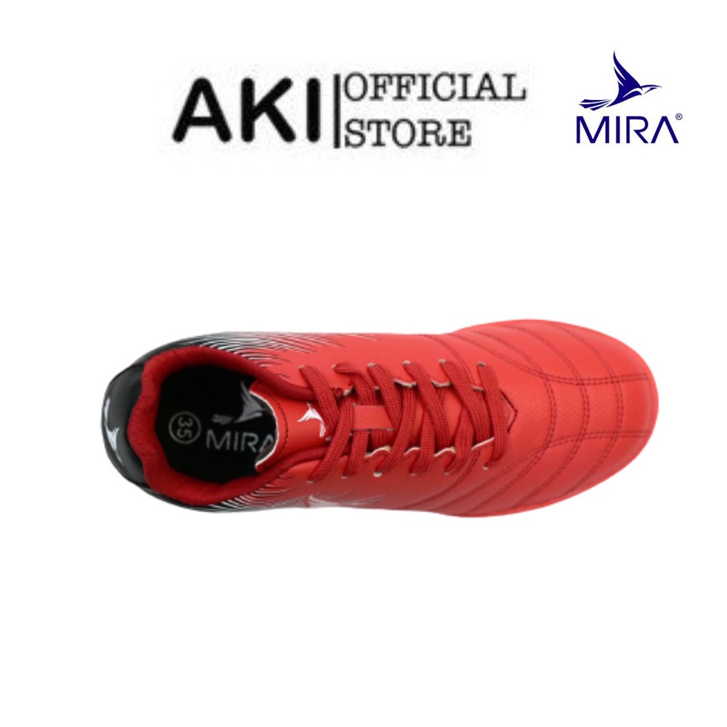 Giày Đá Bóng Trẻ Em Mira Pro Kid Đỏ Thể Thao Chính Hãng, Giày Đá Banh Cỏ Nhân Tạo Giá Rẻ Mềm Đẹp - Pk004