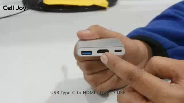 Cáp chuyển đổi từ type C sang HDMI + USB 3.0,Dây Chuyển với cổng HDMI/ USB3.0/TypeC cho laptop táo,tablet táo, tivi | BigBuy360 - bigbuy360.vn