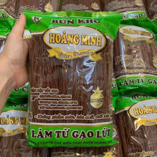 Bún Gạo Lứt Đỏ 500G Hoàng Minh Hỗ Trợ Giảm Cân Ăn Kiêng *FREESHIP* Bún Gạo Lức Giảm Cân Ăn Kiêng