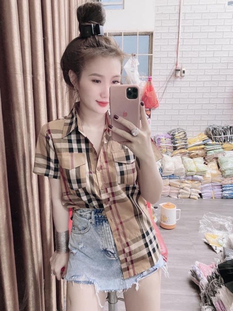 ÁO SƠ MI TÚI HỘP SỌC NHỎ SÀNH ĐIỆU CÁ TÍNH | BigBuy360 - bigbuy360.vn