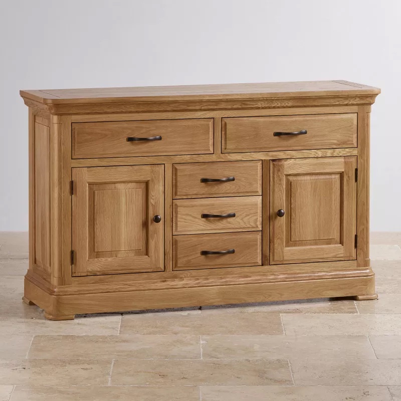 Tủ trữ đồ lớn IBIE Canterbury gỗ sồi màu tự nhiên