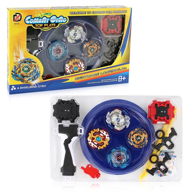 Bộ 4 con quay Beyblade Burst kèm phụ kiện thú vị dễ chơi