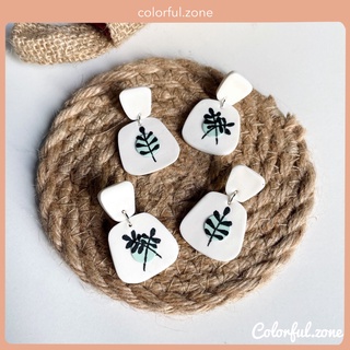 Khuyên tai / Bông tai nữ handmade đất sét Nhật - Hand Painted 5