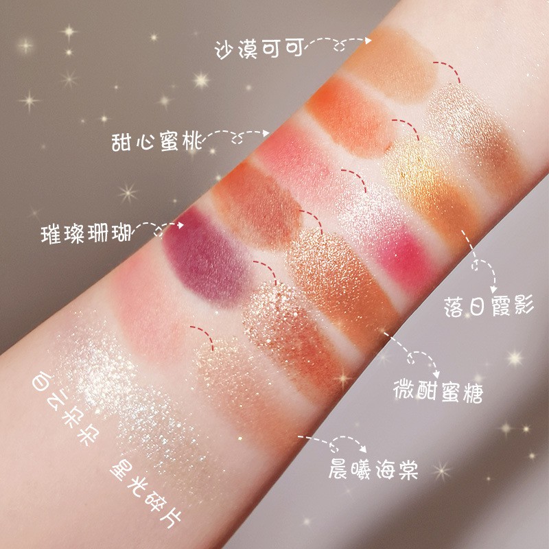 [Hàng mới về] Bảng Phấn Mắt Hai Màu Sắc Long Lanh Quyến Rũ Dành Cho Nữ | BigBuy360 - bigbuy360.vn
