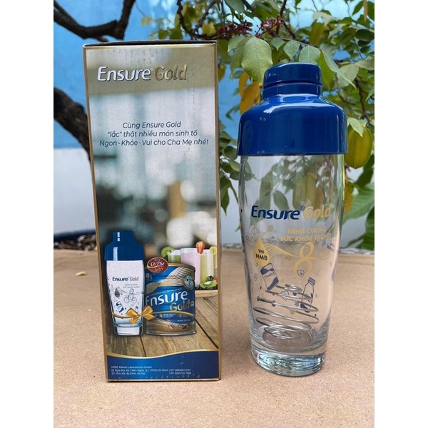 BÌNH LẮC THỦY TINH CAO CẤP LUMINARC - QUÀ TẶNG ENSURE Chất Liệu Cao Cấp Phù Hợp Để Lắc Sữa, Lắc Cà Phê, Lắc Trà