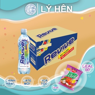 Thùng 24 Chai Uống Giải Khát Bù Khoáng Isotonic Revive Energy Drink Chai Nhựa PEP 500ml Date Luôn Mới
