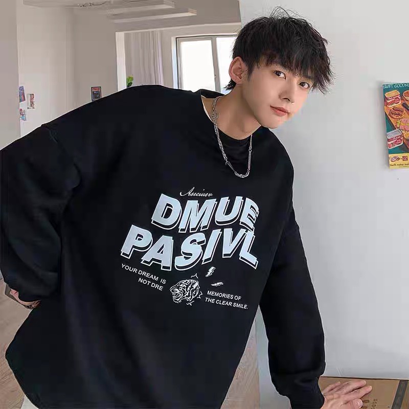 Áo sweater nỉ nam nữ form rộng unisex chất dày dặn hàng đẹp SWE08