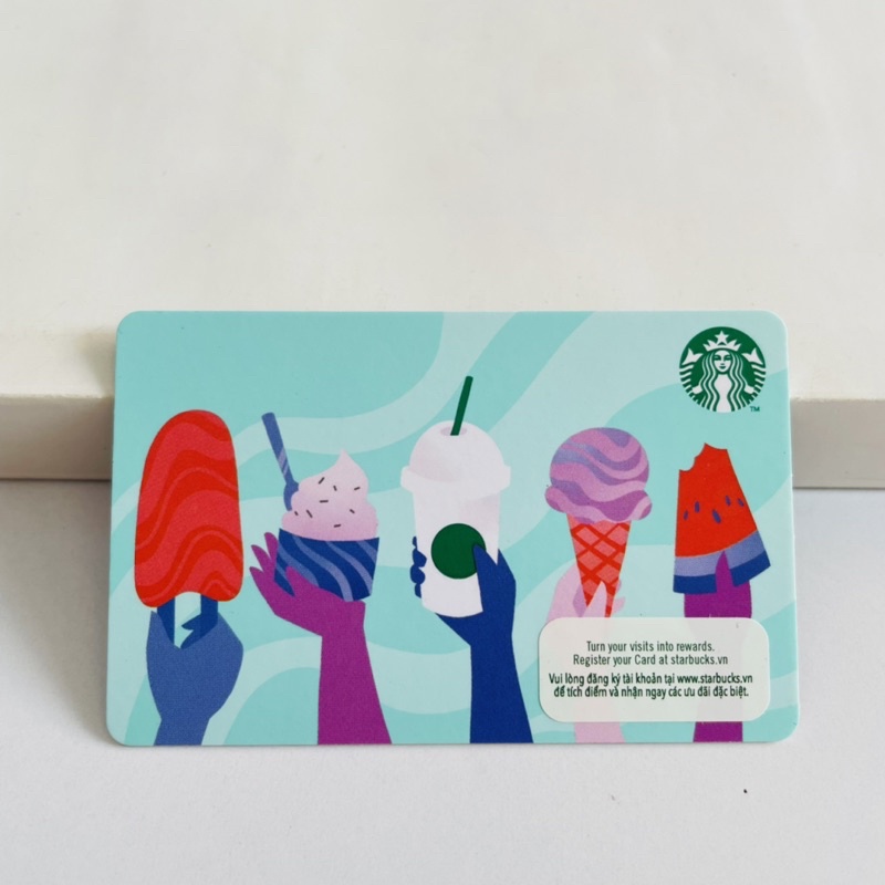 1212 THẺ STARBUCKS GIẤY VN SUMMER SEASON