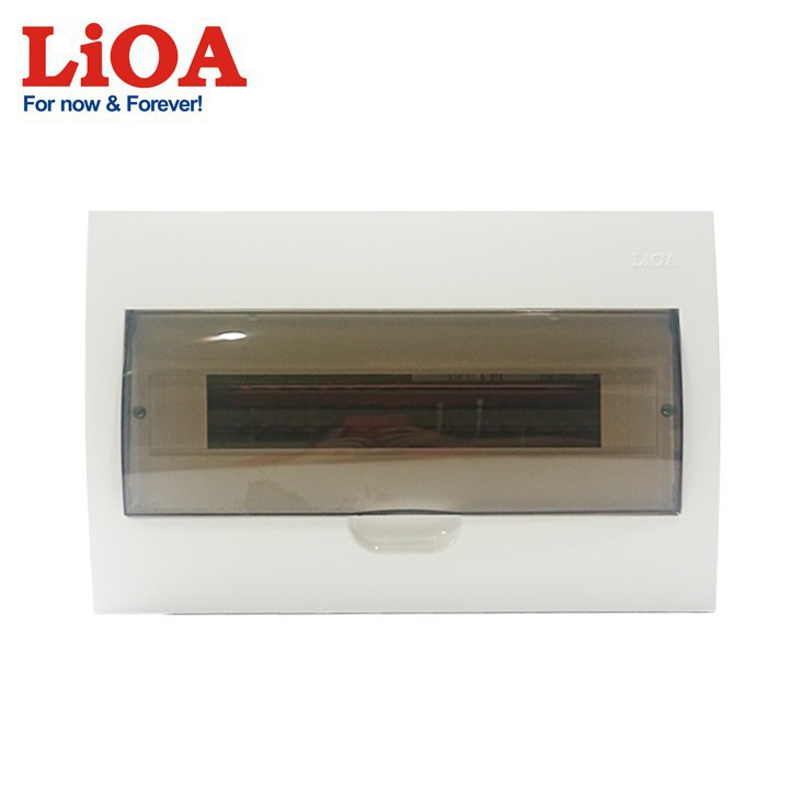 [CHÍNH HÃNG LIOA] Tủ điện LiOA đế nhựa dùng cho MCB, MCCB, RCBO chứa 12 đến 18 aptomat (SE4FC12/18LA)