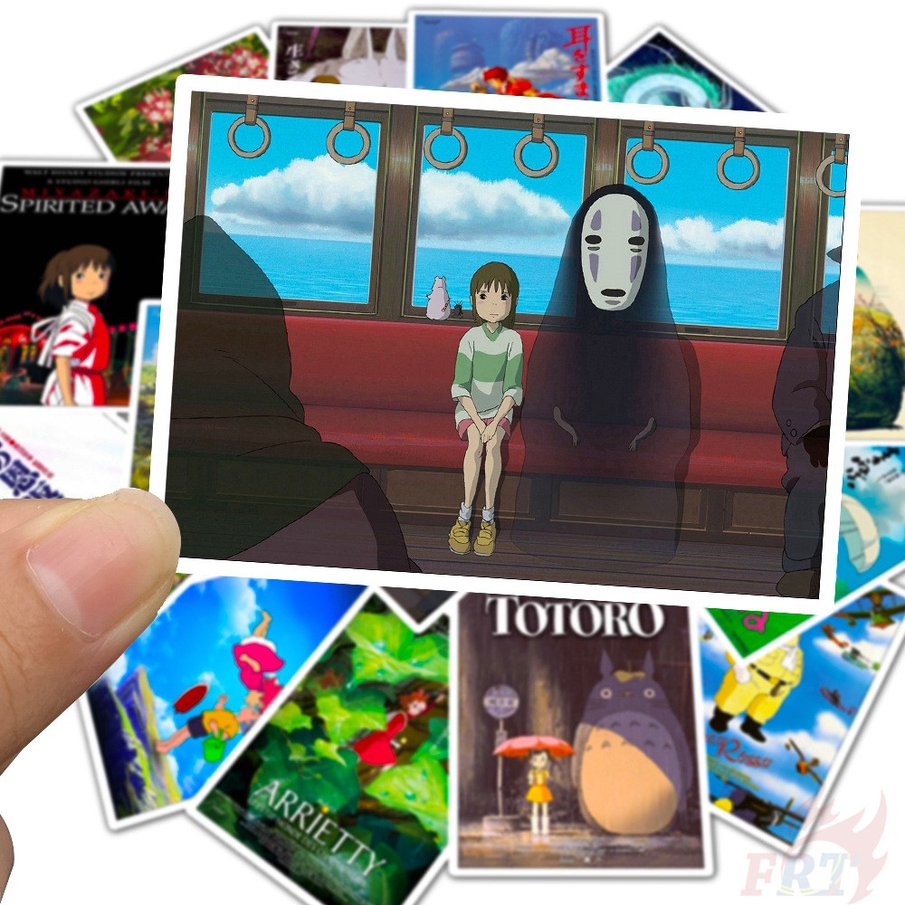 Set 25 Hình Dán Hoạt Hình Totoro &amp; Spirited Away