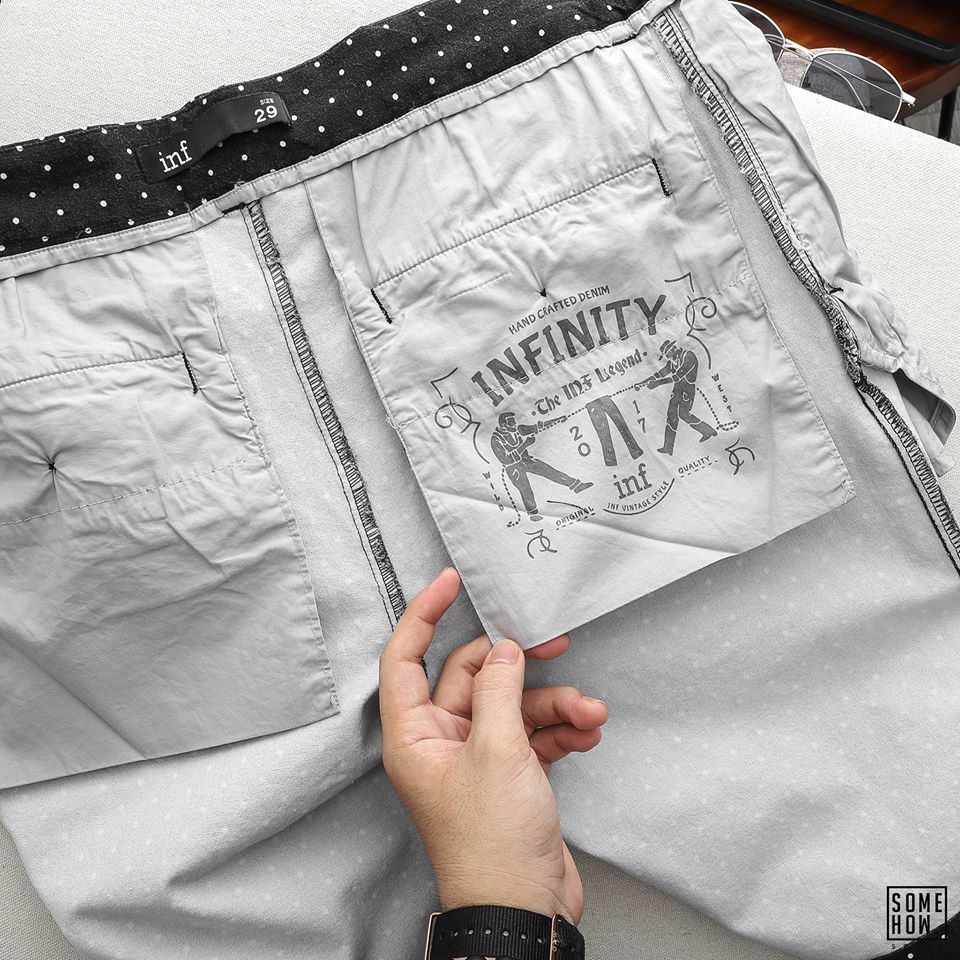 Quần Đùi Kaki Nam INF Họa Tiết 4 Màu, Chất Vải Kaki Dày Dặn QD005131, SOMEHOW