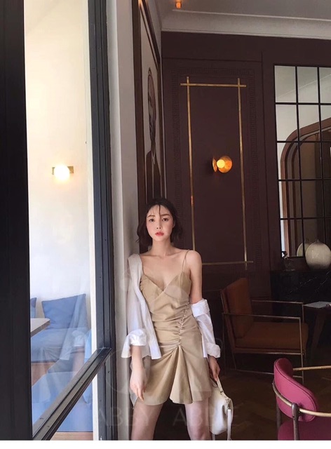 Váy 2 dây thô rúm | BigBuy360 - bigbuy360.vn