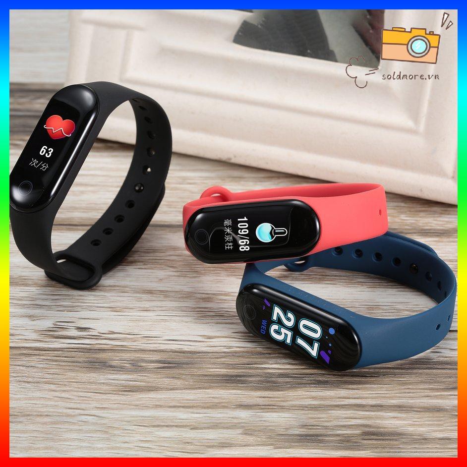 Đồng Hồ Đeo Tay Thông Minh M30 Đo Nhịp Tim Đa Năng Kèm Phụ Kiện