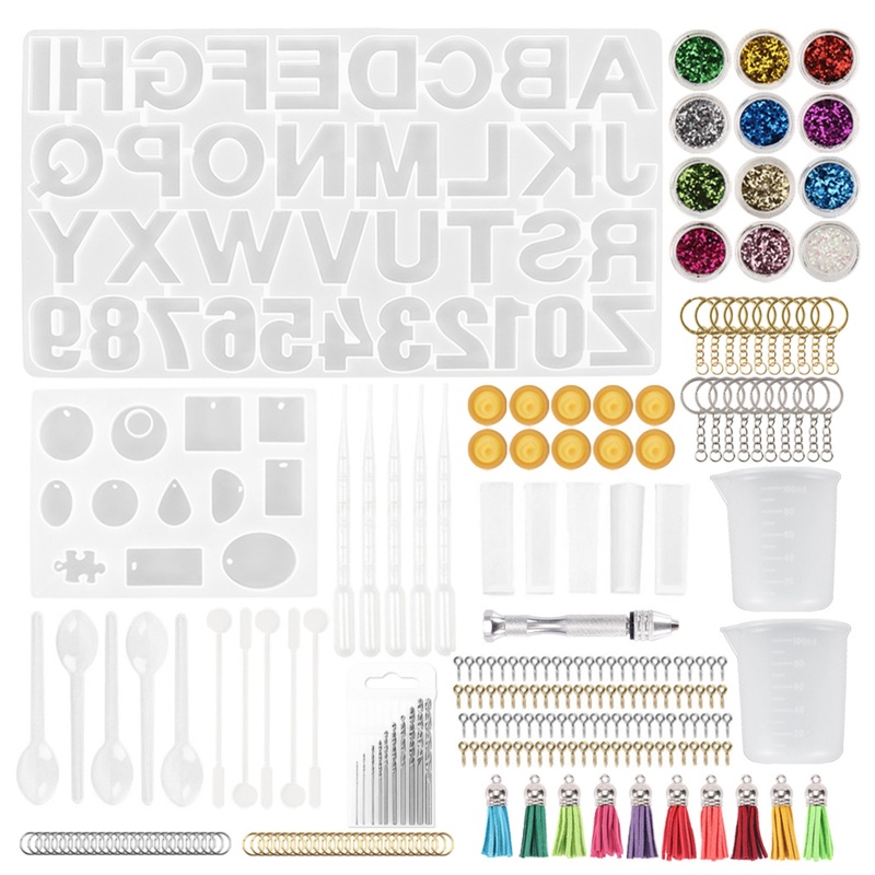 Sa Khuôn Silicon Làm Móc Khóa / Trang Sức Hình Chữ Cái Tiếng Anh