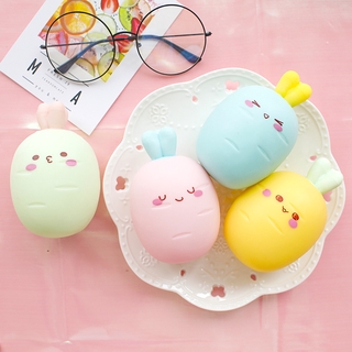 Đồ chơi bóp đàn hồi hình củ cà rốt dễ thương