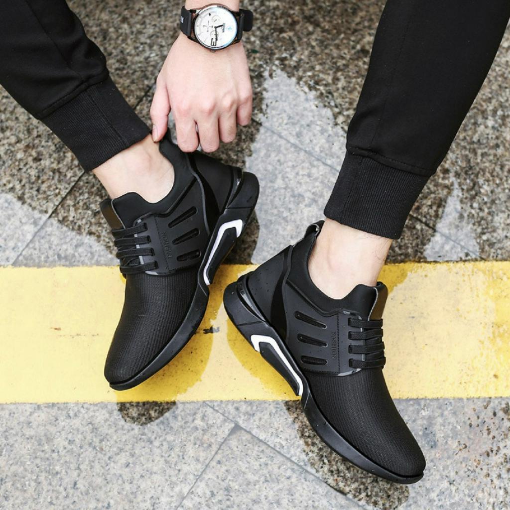 Giày Nam Thể Thao Nam Lưới Mùa Hè Phong Cách Hàn Quốc, Giày Thể Thao Nam Thời Trang