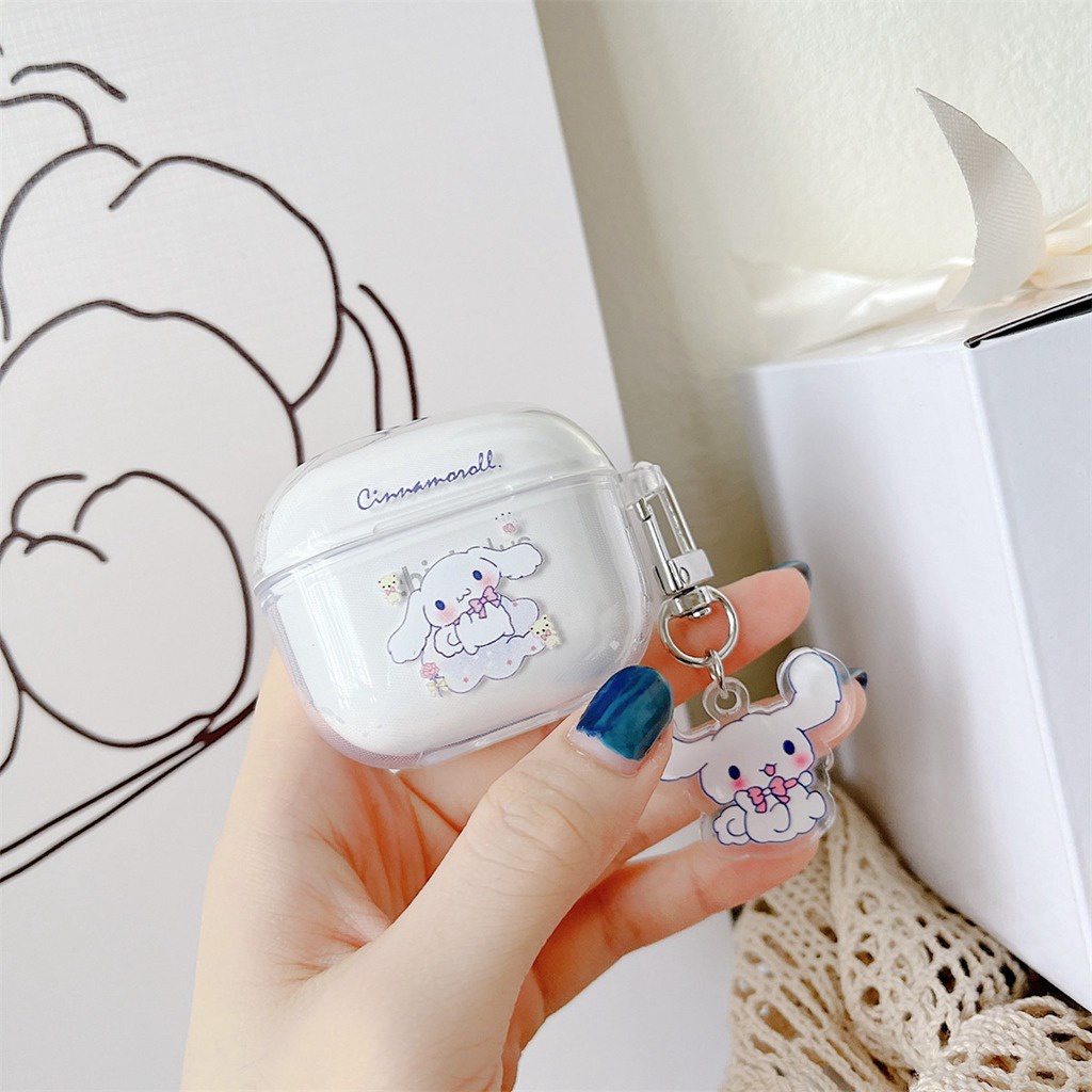 Vỏ Bảo Vệ Hộp Sạc Tai nghe không dây Lenovo Lp 40s 40Pro Hình Cinnamoroll Kuromi Stitch Snoopy Bằng TPU Mềm Chống Rơi