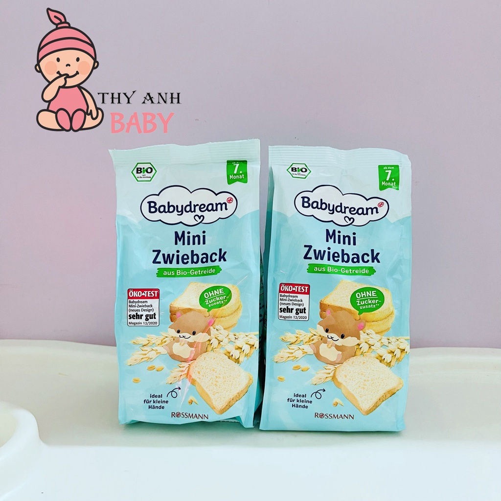 Bánh Mì Khô Hữu Cơ Baby Dream Đức Cho Bé 7m+